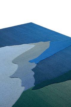 TIDES - Rectangular wool rug by Ginger & Jagger - view 3
